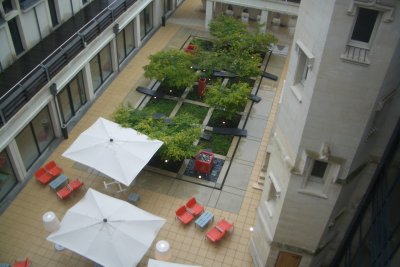 courtyard view